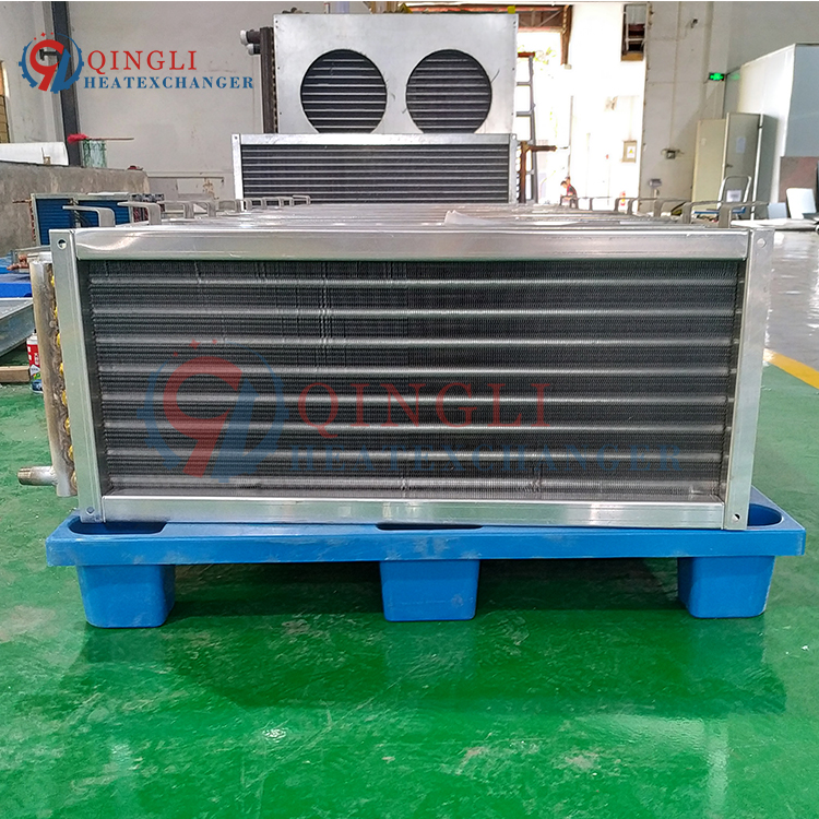 Refrigeration System Copper Tube Aluminum Fin Type Air Cooler Water Chiller Heat Exchanger