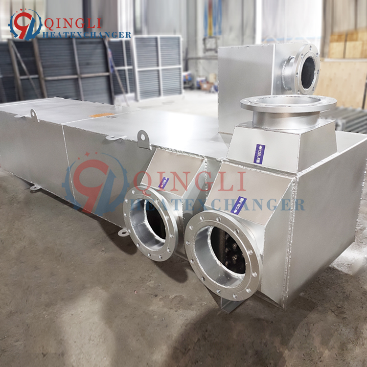 Industrial air heat exchanger heat transfer oil oven aluminum fin economizer